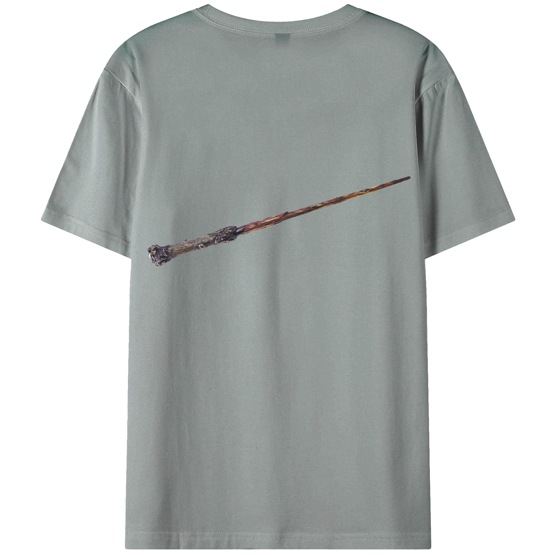 （画像用） Harry Potter ハリー・ポッターシリーズ 綿100％ メンズ半袖Tシャツ（バックプリント） 通気性
